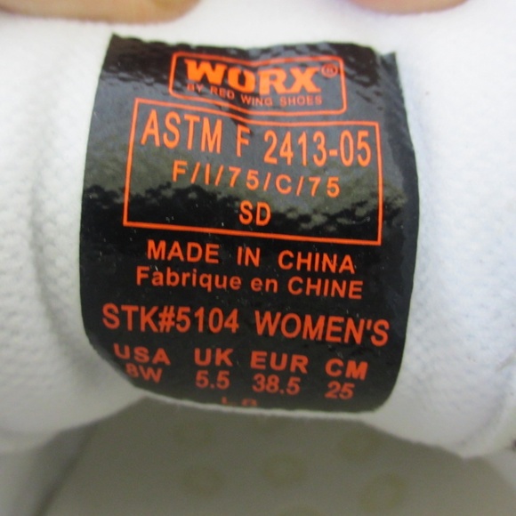 Red Wing Worx Leather SD Work Safety Shoes Steel - Picture 7 of 7